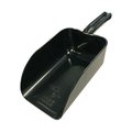 Piazza 6.5 in. Poly Hand Scoop - Black&#44; Small PI697388
